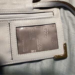 Michael Kors Cream leather wristlet
